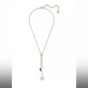 SWAROVSKI
Rose Gold Multi-Crystal Celestial Lariat Necklace, 16-1/2"+2" extender
